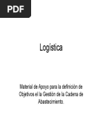 Logistica Apoyo Objetivos