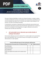 Auto Evaluación Docente