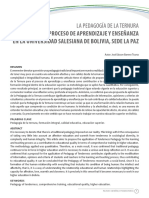 La Pedagogía de La Ternura en El Proceso de Aprendizaje y Enseñanza en La Universidad...