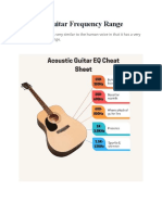 Acoustic Guitar Frequency Range: The Acoustic Guitar Is Very Similar To The Human Voice in That It Has A Very