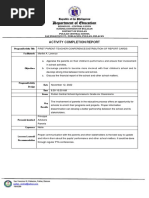 2022-Acr-1st Pta Conference-Distribution of Report Card