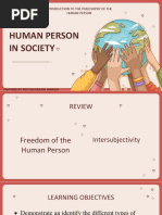 Human Person in SOCIETY