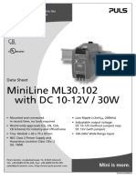 Miniline Ml30.102 With DC 10-12V / 30W: Data Sheet