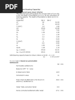 Calculation of Safe Bearing Capacity