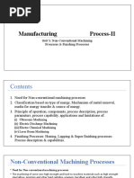 Unit-5 - Non Conventional Machining Processes