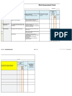 Risk Assesment Form BOSH Final Destination