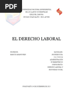 Trabajo de Investigación - Derecho Laboral