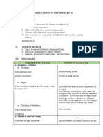 Detailed Lesson Plan For Grade 10 Q4 W1