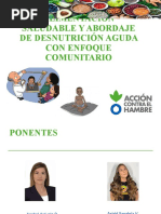 Alimentación Saludable y Desnutrición (Oim)