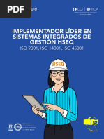 Implementador Líder en Sistemas Integrados de Gestión Hseq Iso 9001, Iso 14001, Iso 45001