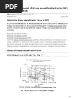 Importance Impact of Stress Intensification Factor SIF in Piping With PDF