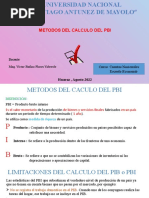 Clase #5 C. N. METODOS Del CALCULO Del PBI