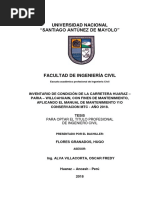 Universidad Nacional "Santiago Antúnez de Mayolo": para Optar El Titulo Profesional de Ingeniero Civil