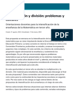 Multiplicacion y Division Problemas y Calculos Primaria Matematica Continuemos Estudiando