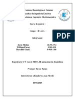 Informe 3 Teoría de Control Universidad Tecnológica de Panamá