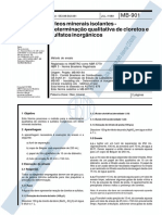 901-1989 - Óleos Minerais Isolantes - Determinação Qualitativa de Cloretos e Sulfatos Inorgânicos