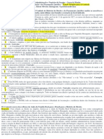 Gabarito Da Revisão para II Unidade - História Do Direito - Prof. Edson Oliveira