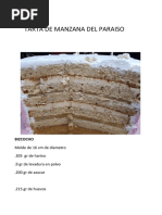 Tarta de Manzana Del Paraiso 1