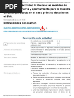 ACTIVIDAD 3, Calcule Las Medidas de Disperción, 1er Bimestre