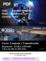 Sesión 1 de Lengueje y Comunicación-Febrero-2023