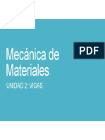 Mecánica de Materiales - Vigas