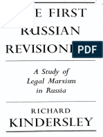 Kindersley, Richard-The First Russian Revisionists. A Study of Legal Marxism in Russia