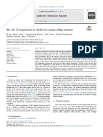 The Role of Temperament in Alcohol Use Among College Students