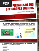 Propiedades de Los Operadores Lógicos