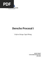 Derecho Procesal I - ENRIQUE TAPIA - TOMAS DE TEZANOS PINTO