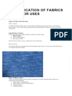 1.5 - Classification of Fabrics