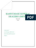 Bamvumase Business Plan