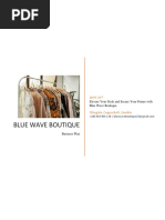 Blue Wave Boutique Business Plan