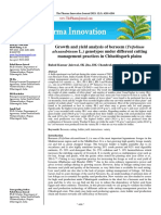 Growth and Yield Analysis of Berseem (Trifolium Management Practices in Chhattisgarh Plains