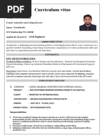 Curriculum Vitae: Abdul Mubashir