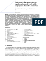 Intensification Des Transferts Thermiques Dans Un Module de Stockage Thermique: Suivi Du Front de Fusion Par Thermographie Et Simulation Numérique