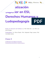 Especialización Superior en ESI, Derechos Humanos y Ludopedagogía