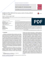 Synthesis of Biolubricant From Epoxy Canola Oil Using Sulfated Ti-SBA-15 Catalyst