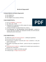 Revisão de Empresarial I