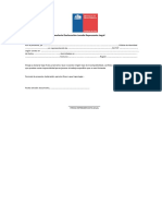 Formulario Tipo Declaración Jurada (Ord. 509 DGOP)