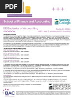 IIE Bachelor of Accounting Factsheet 2020 V1