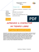 Aprendo A Disfrutar Mi Tiempo Libre - DPCC - Semana 31