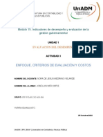 Módulo 15. Indicadores de Desempeño y Evaluación de La Gestión Gubernamental