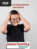 Types of Autism Behavior Interventions