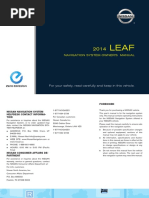 2014 LEAF Navigation Manual