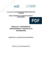 Modulo V - Criteriso para Evaluar Proyectos e Informes Finales de Investigación