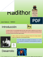 Radithor: Medicamento A Base de Radio - Física Médica