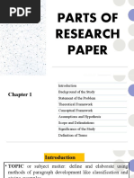 Parts of Research Paper