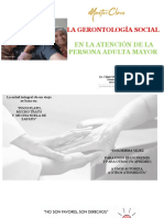 La Gerontología Social en La Atención Del Adulto Mayor