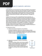 Principio de Arquímedes y Aplicaciones (Monografía)