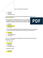 Joint Arrangements Questions